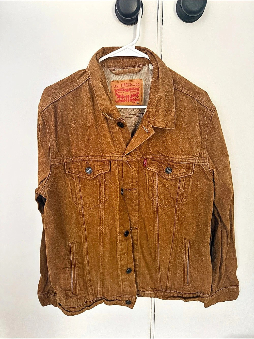 Levi's Trucker Jacket Men's Brown Jacket XL